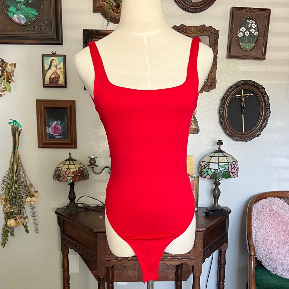 H&M Red Bodysuit